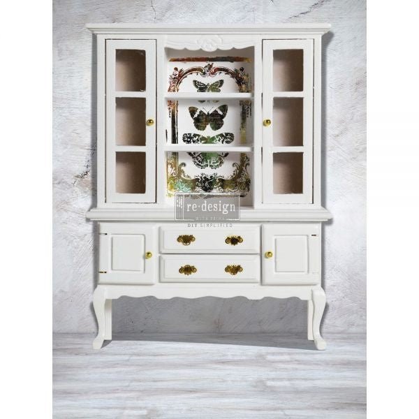 Butterfly Frame - Rub-On Furniture Decal Transfer by Redesign with Prima!