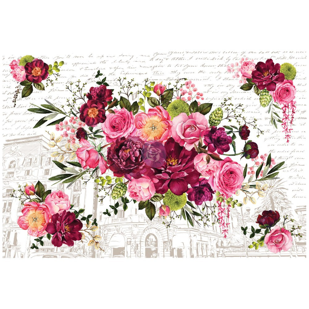 Royal Burgundy - Rub-On Furniture Decal Transfer by redesign with Prima!