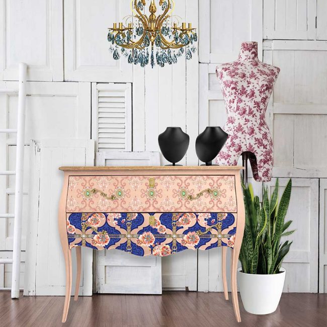 Fashion & Florals - CECE - Rub-On Furniture Decal Transfer by Redesign with Prima!