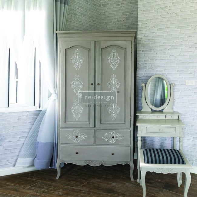 Dotted Flourish - Decor Stencil by Redesign with Prima!