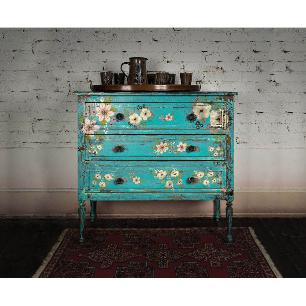 Painted Florals - Decal Transfer by Redesign with Prima!