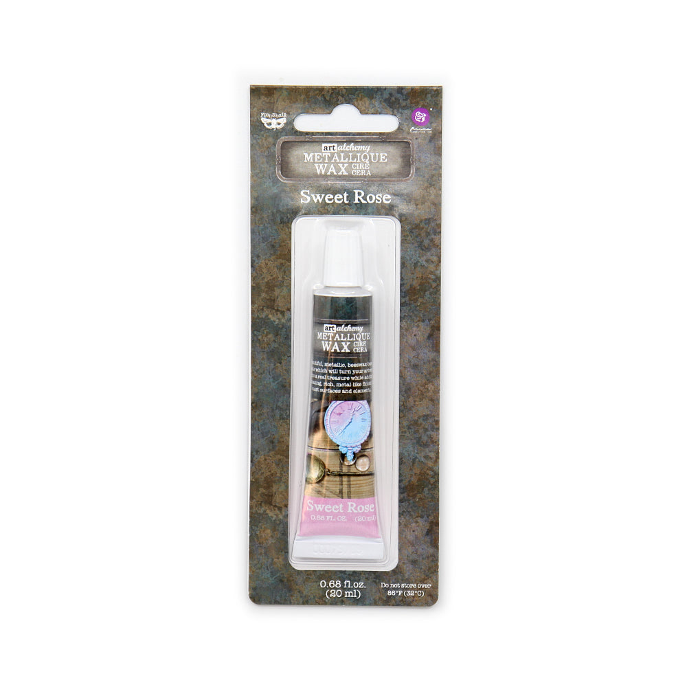 Sweet Rose - Metallique Art Alchemy Wax by Finnabair with Prima!