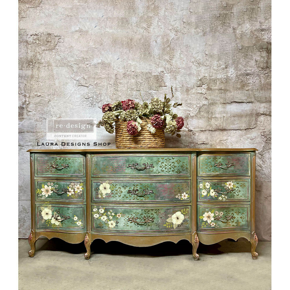 Painted Florals - Decal Transfer by Redesign with Prima!
