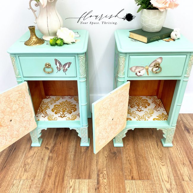 Peach Damask - Decoupage Paper