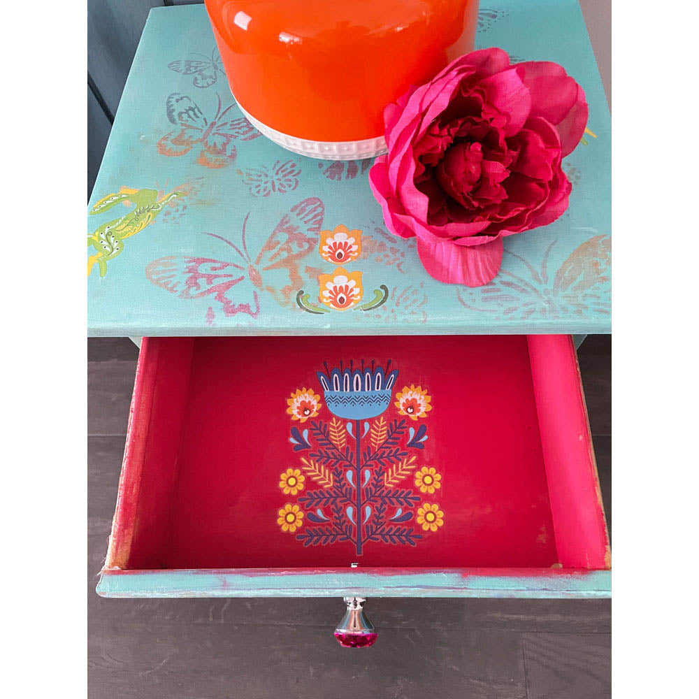 Floral Polish - Rub-On Furniture Decal Mini-Transfer by Redesign with Prima!