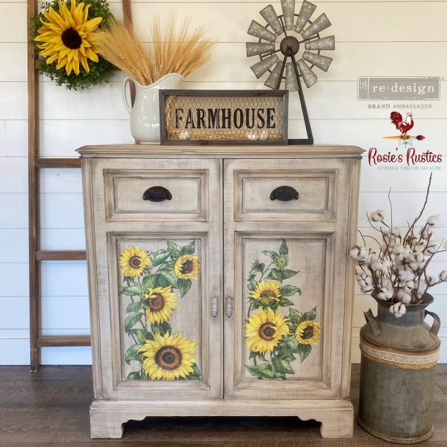 Sunflower - Decal Transfer by Redesign with Prima!
