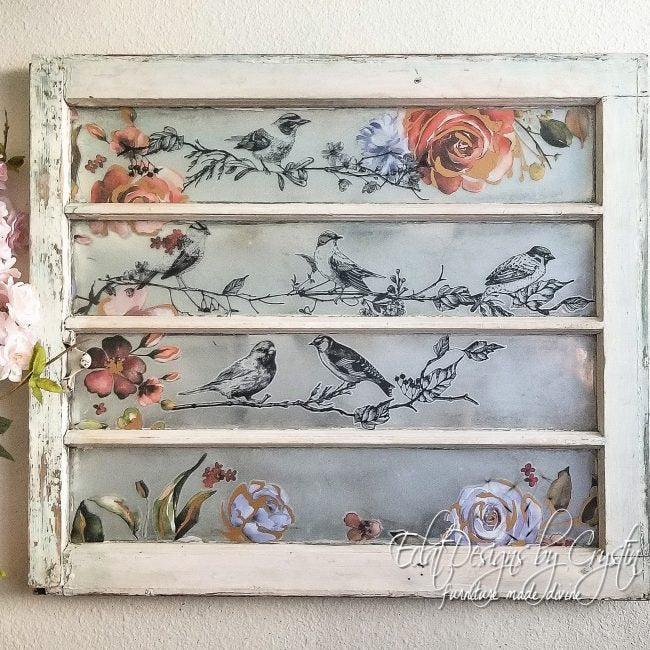 Birds and Berries Decal Transfer by Redesign with Prima!