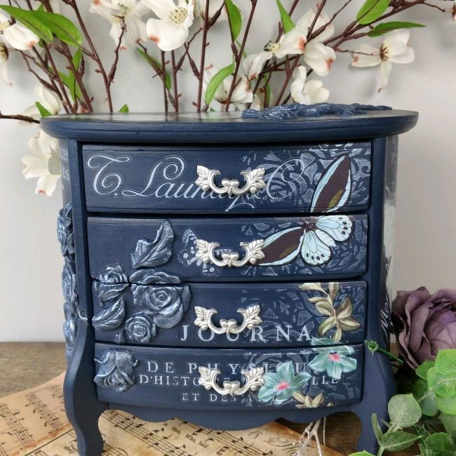Butterfly Dance - Rub-On Furniture Decal Transfer ReDesign by Prima!