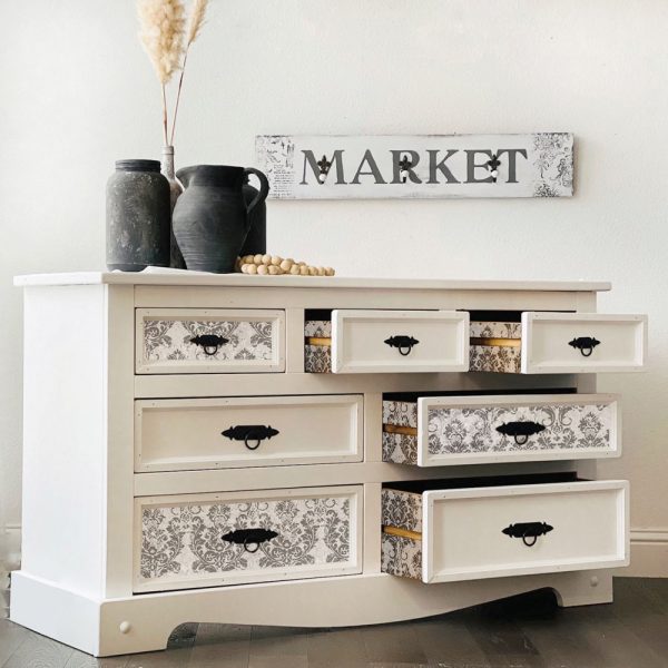Evening Damask - Decoupage Paper