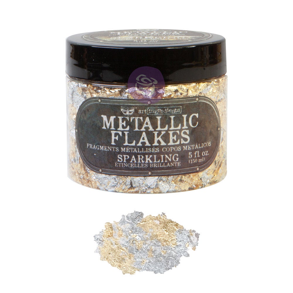 Sparkling Metallic Foil Flakes ∙ SPARKLING ∙ Finnabair ∙ Gold Leaf