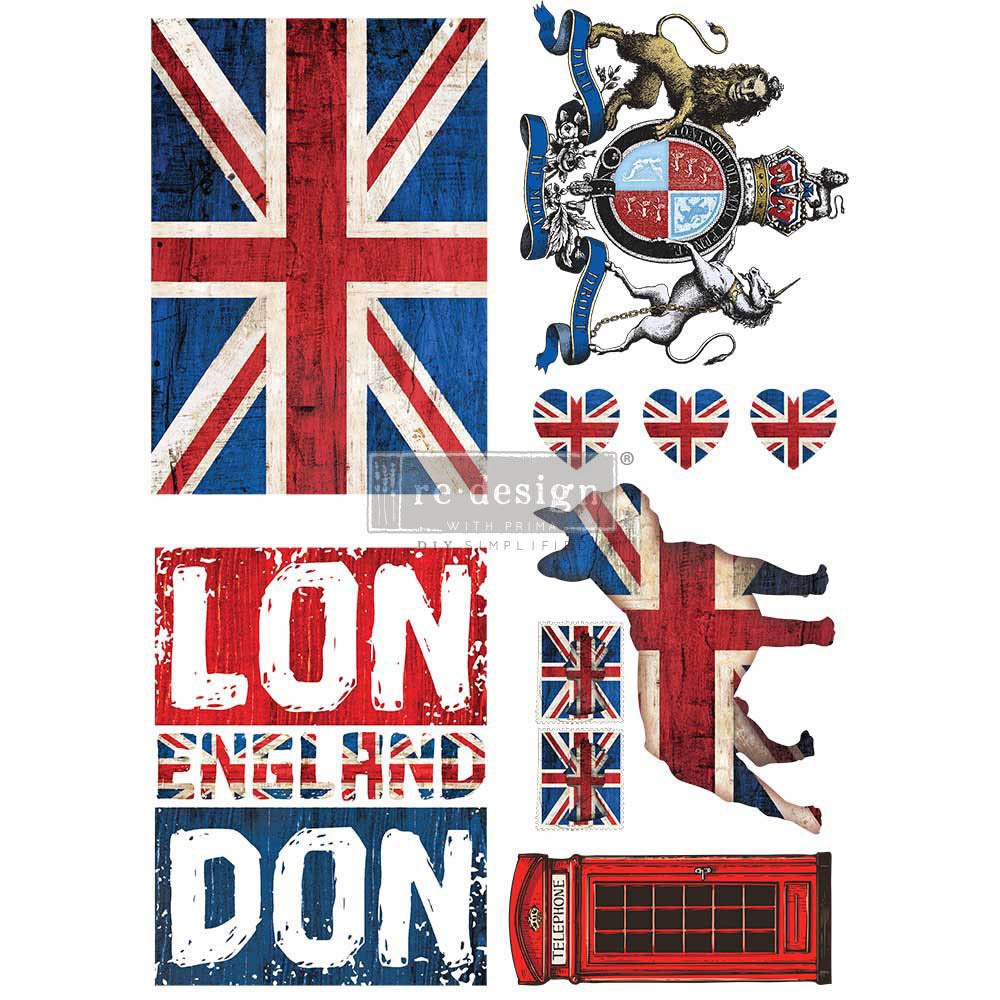 London Love - Decal Transfer by Redesign with Prima!