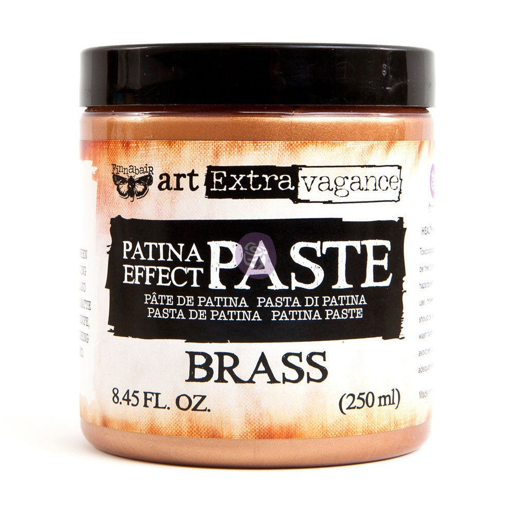 Brass Patina Paste - Finnabair Art Extravagance Patina Effect - Redesign