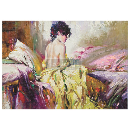 Peaceful - A1 Decoupage Paper