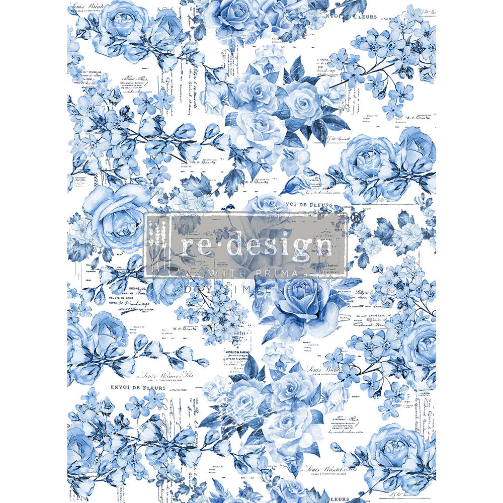 French Ceramics - Rub-On Furniture Decal Transfer ReDesign by Prima!