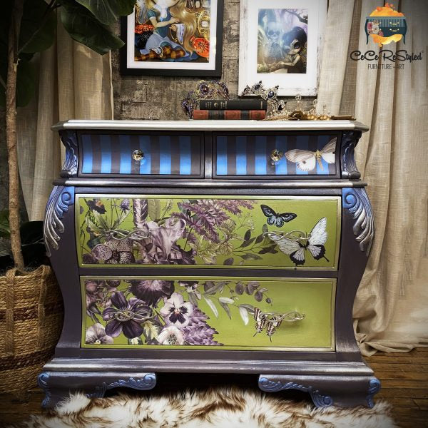 Vigorous Violet - Rub-On Furniture Decal Transfer by Redesign with Prima!