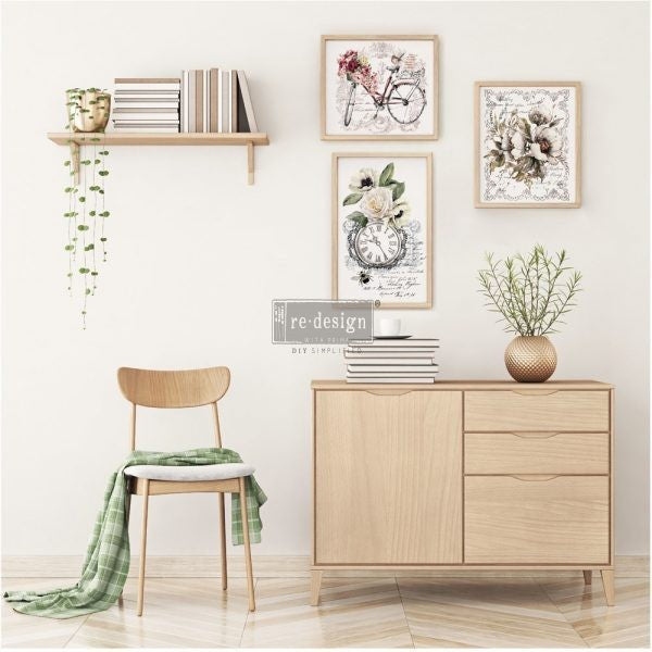 Bike Rides transfer by redesign with Prima! Furniture decal transfer!