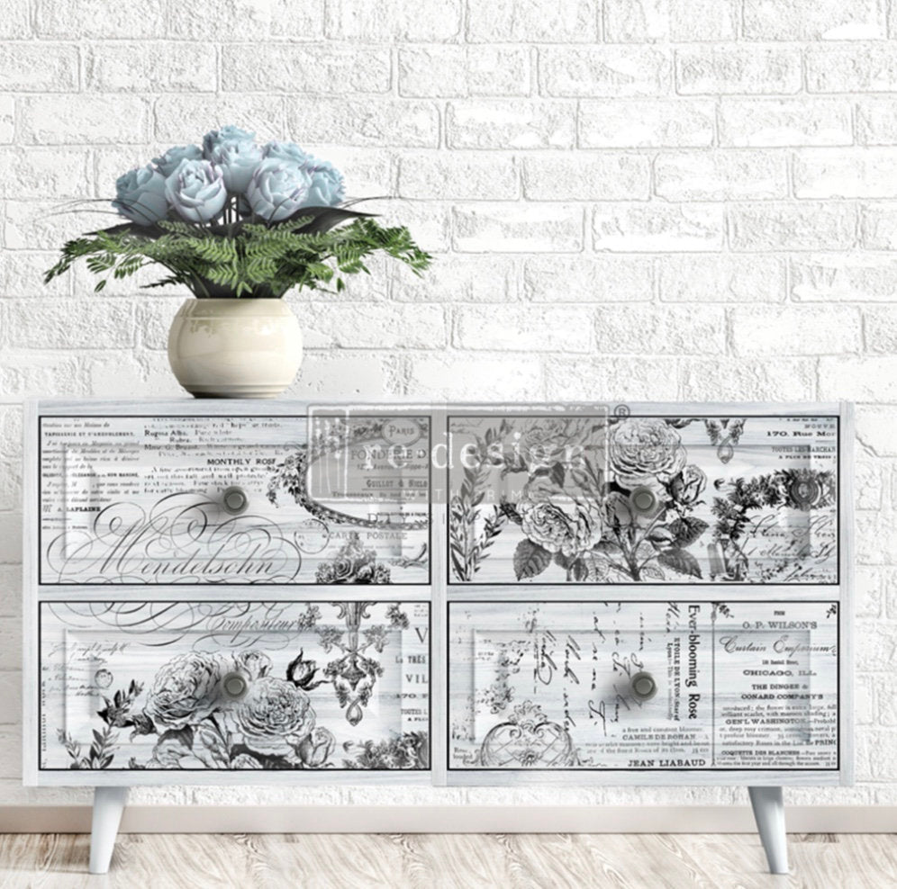 Paris Valley - Rub-On Furniture Decal Transfer by Redesign with Prima!