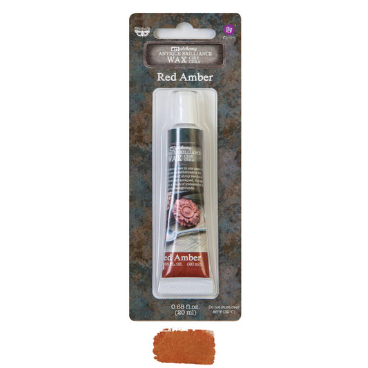 Red Amber Antique Brilliance Decor wax by Art Alchemy!