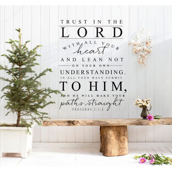 Trust in the Lord - Rub-On Furniture Decal Transfer by Redesign with Prima!
