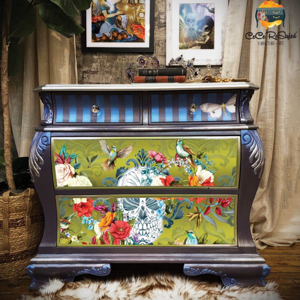 Sweet Dreaming - Rub-On Furniture Decal transfer by redesign with Prima!