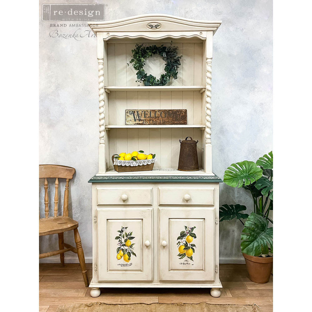 Lemon Tree - Rub-On Furniture Decal Mini-Transfer by Redesign with Prima!