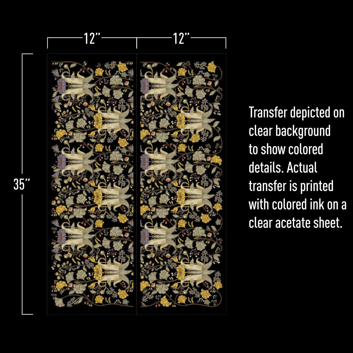 Antonia - Rub-On Furniture Decal Transfer by redesign with Prima!
