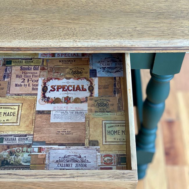 Vintage Cigar Box Decal Transfer by Redesign with Prima!