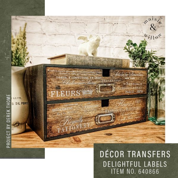 Delightful Labels -  decor transfer by Redesign with Prima!