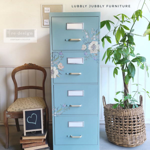 Goldenrod Florals - Rub-On Decor Furniture Transfer by Redesign with Prima!