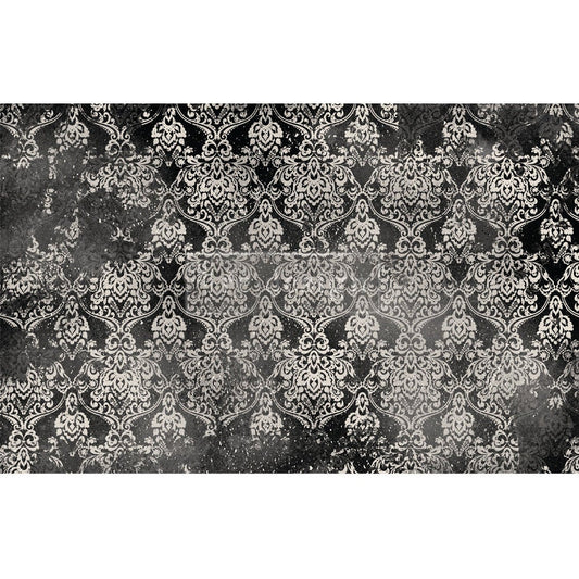 Dark Damask - Decoupage Paper
