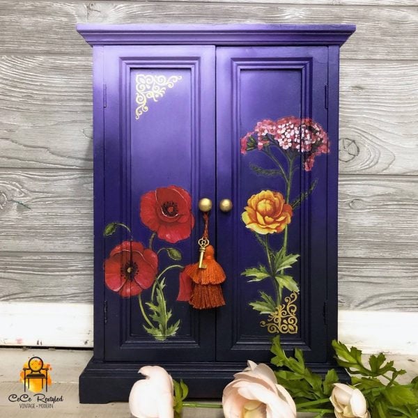 Poppy Gardens - Rub-On Furniture Decal Transfer by Redesign with Prima!