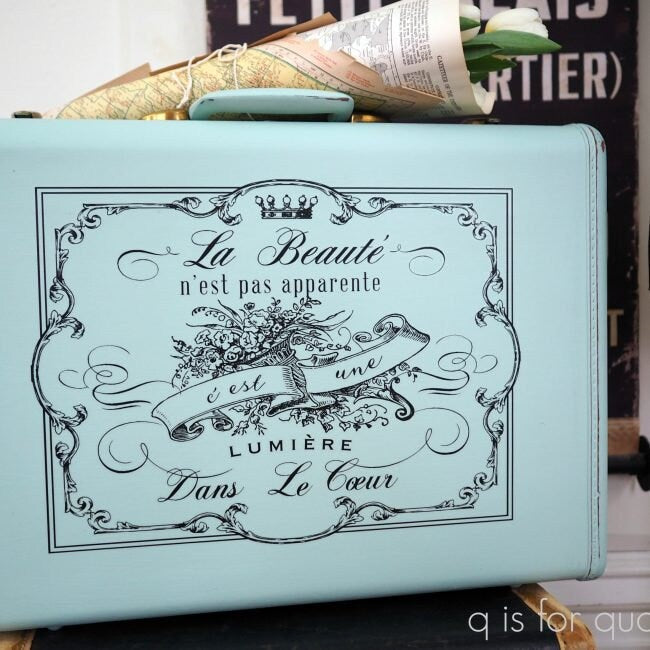 Spring Flowers  Furniture Decal Transfer by Redesign with Prima!