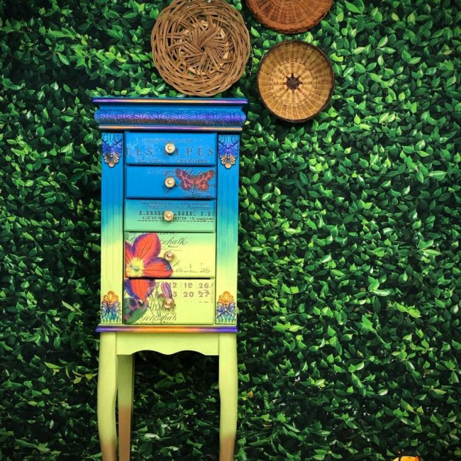 Wondrous Flora - Furniture Decal Transfer by Redesign with Prima!
