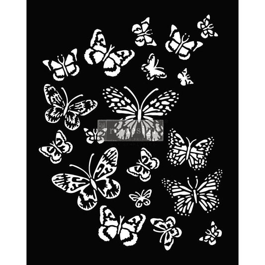 Butterfly Love - Stencil 20"x16" by Redesign with Prima!