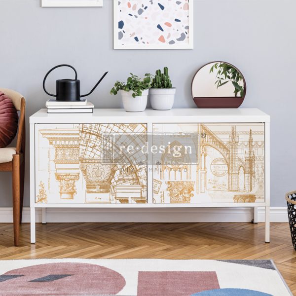 Architecture - Rub-On Decor Transfer by Redesign with Prima!