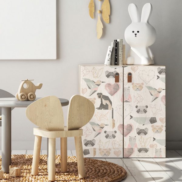 Origami Love Decoupage Decor paper by redesign with Prima!