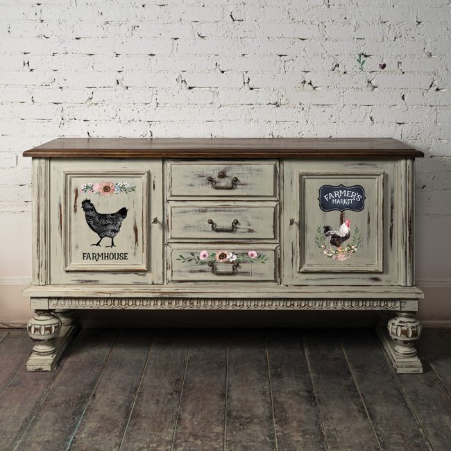 Morning Farmhouse - Rub-On Furniture Decal Mini-Transfer by Redesign with Prima!