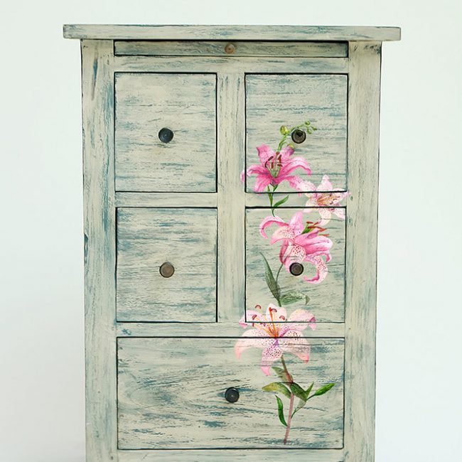 Sunset Tropics - Rub-On Furniture Decal Mini-Transfer by Redesign with Prima!