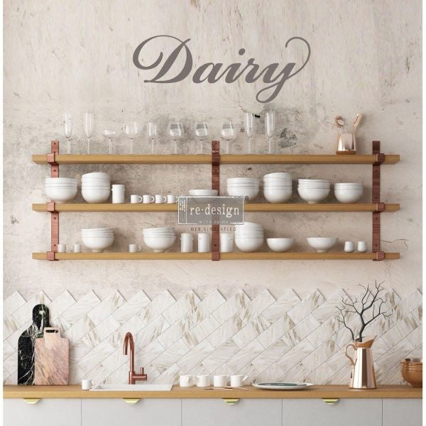 Dairy - Furniture Decal Transfer by Redesign with Prima!