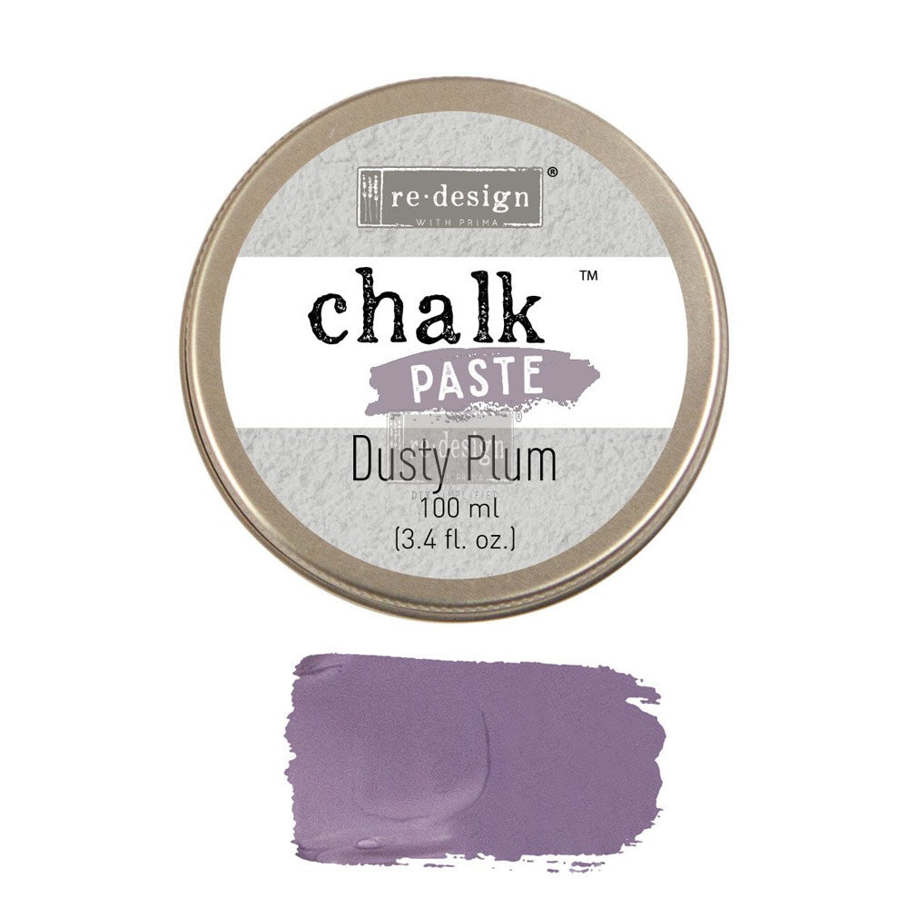 Dusty Plum - Chalk Paste by Redesign with Prima! Great for Stencils!