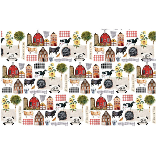Farm to Table - Decoupage Decor Tissue Paper by Redesign with Prima!