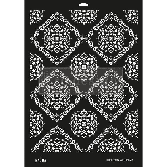 Modern Moroccan - Kacha Decor Stencil by Redesign with Prima! New Release!
