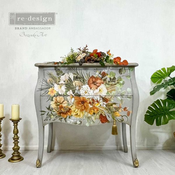 Elegant Neutrals - Kacha - Rub-On Furniture Decal Transfer by Redesign with Prima!