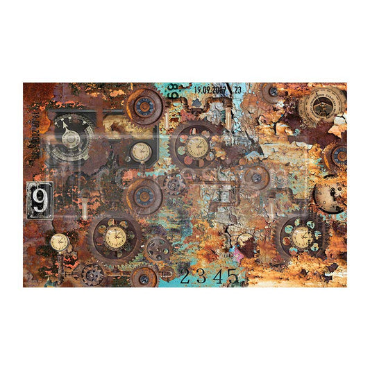 Tarnished Parts - Decoupage Paper