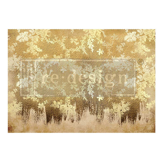 Gilded Lace - A1 Decoupage Fiber Paper