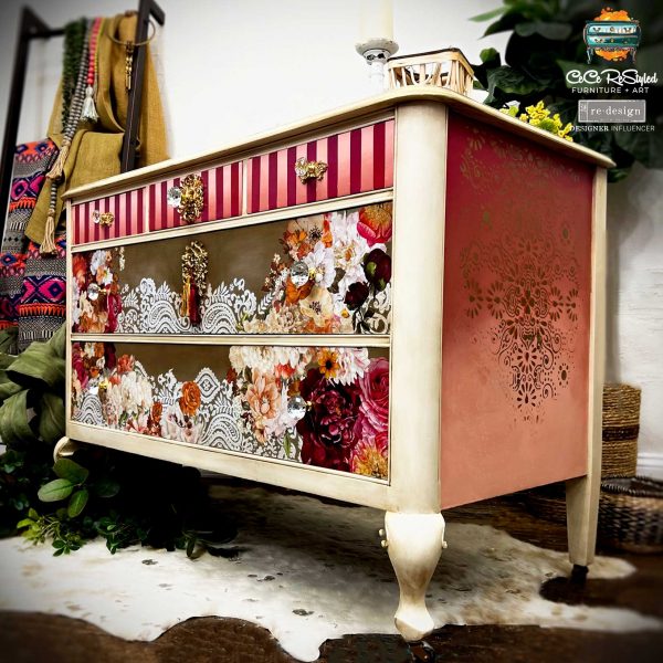 Classic Peach - Rub-On Decor Middy-Transfer by Redesign with Prima!