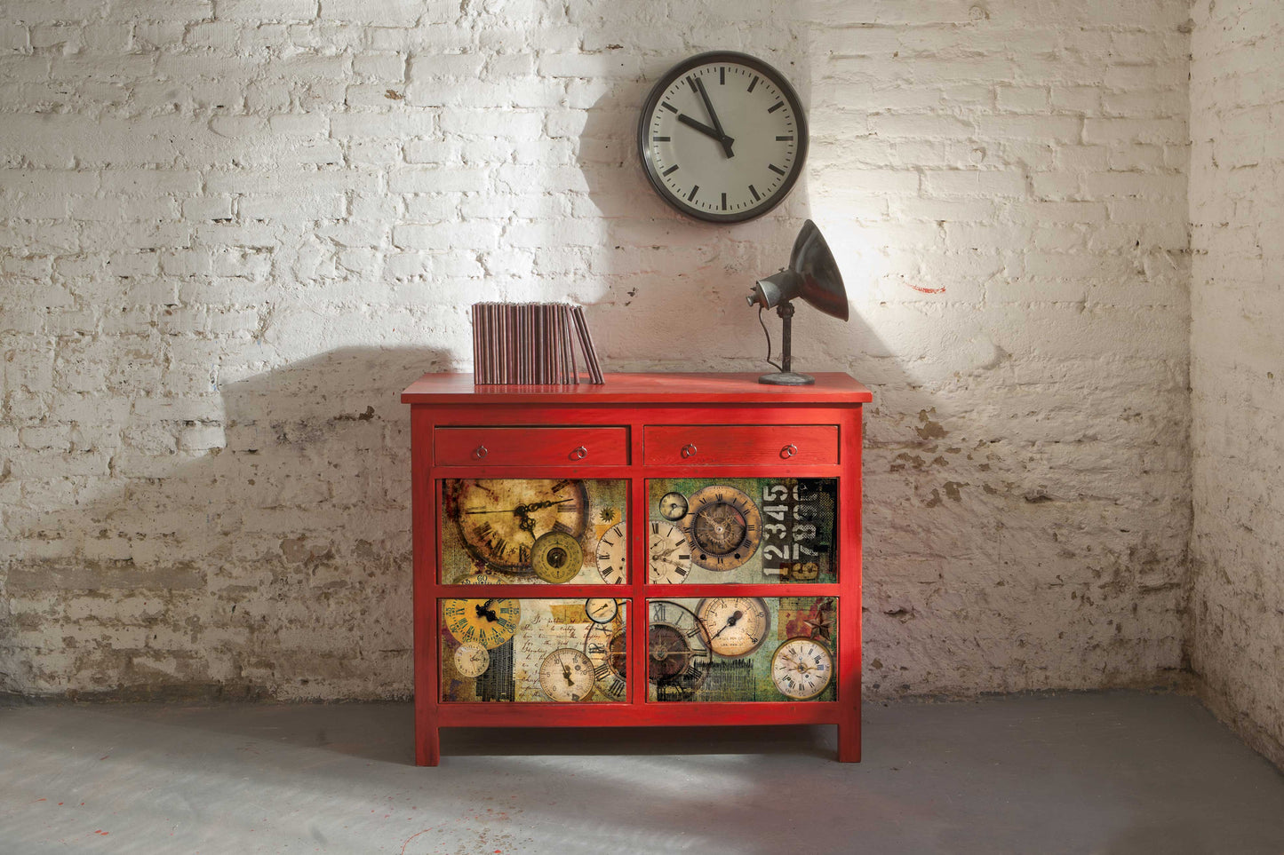 Lost In Time - Decoupage Paper