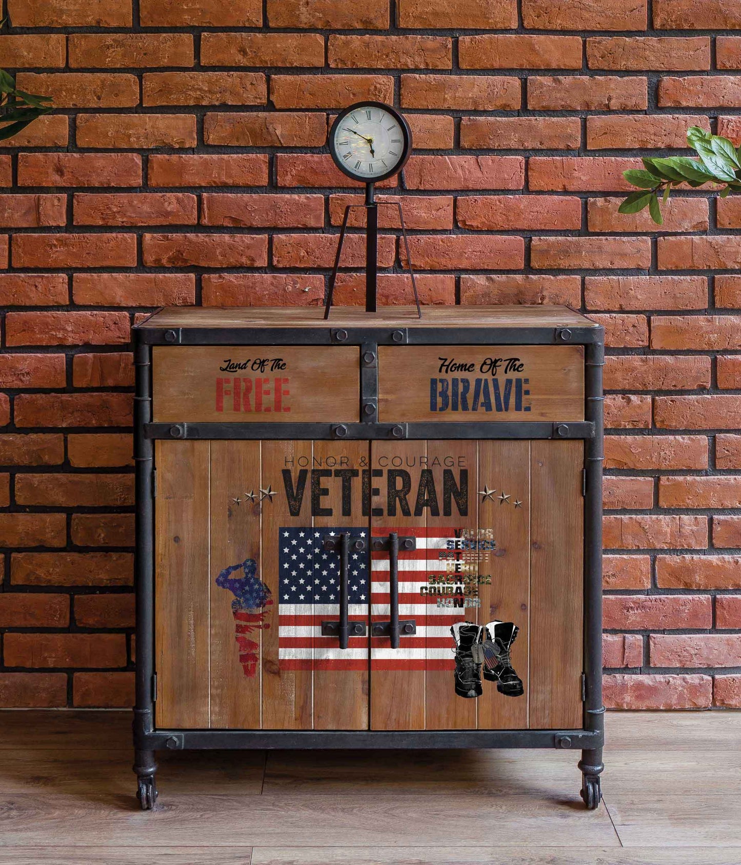 Veteran - Redesign with Prima Rub On Decor Transfers 8.5×11 –  3 sheets, 8.5″x11″