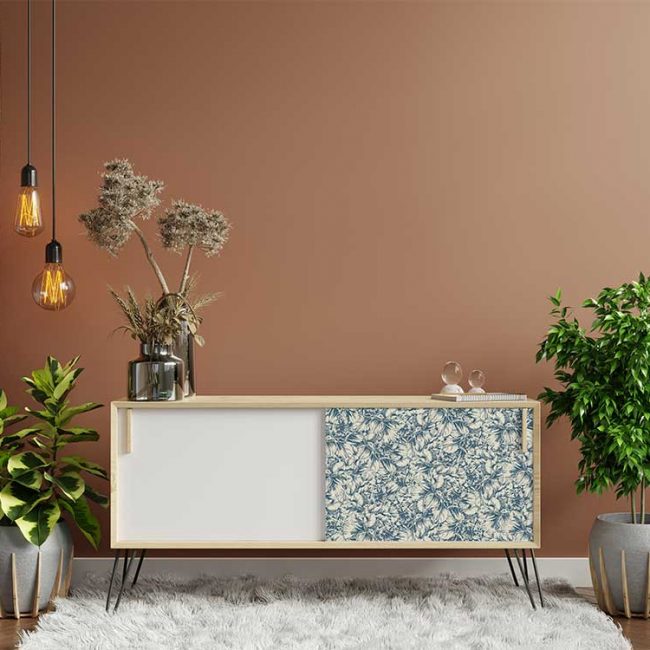 Blue Wallpaper  – A1 Decoupage Fiber Paper