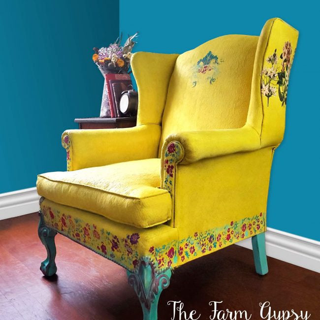 The Flower Fields - Rub-On Furniture Decal Transfer by Redesign with Prima!